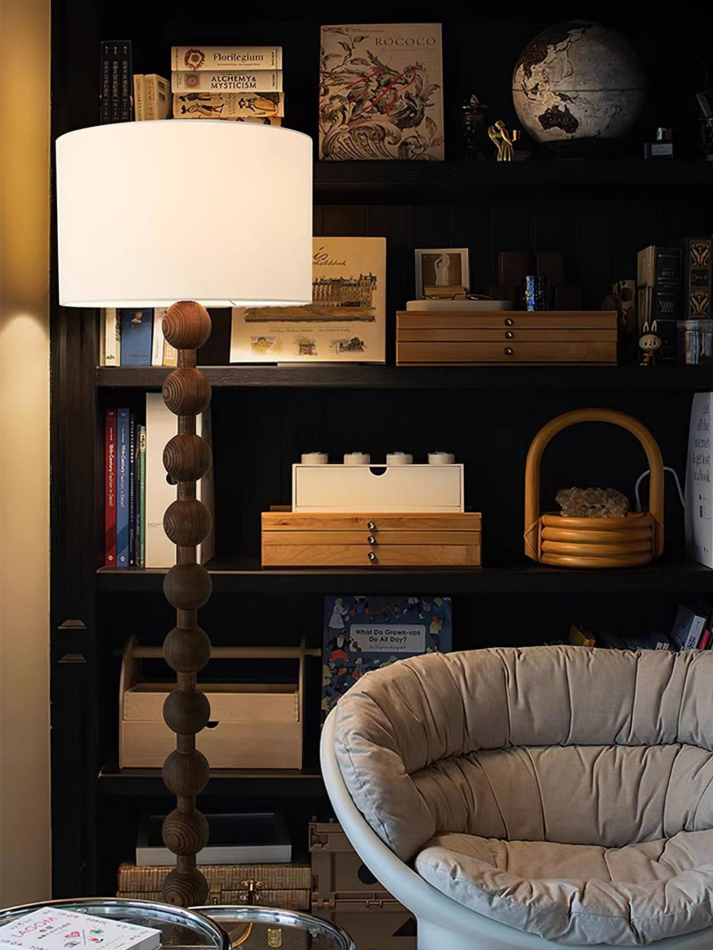 Hugo Barbell Wood Floor Lamp — product view 39