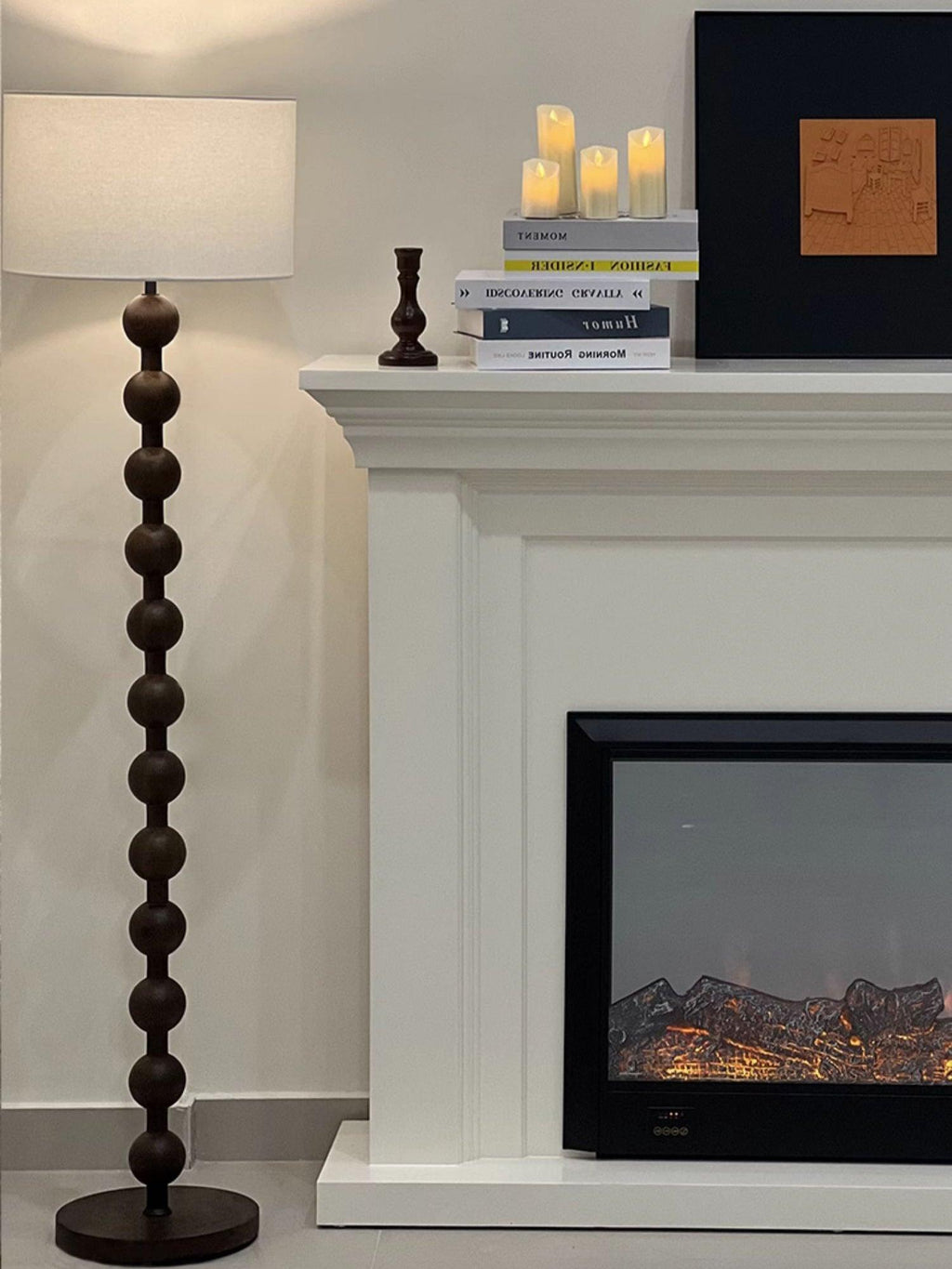 Hugo Barbell Wood Floor Lamp — product view 41