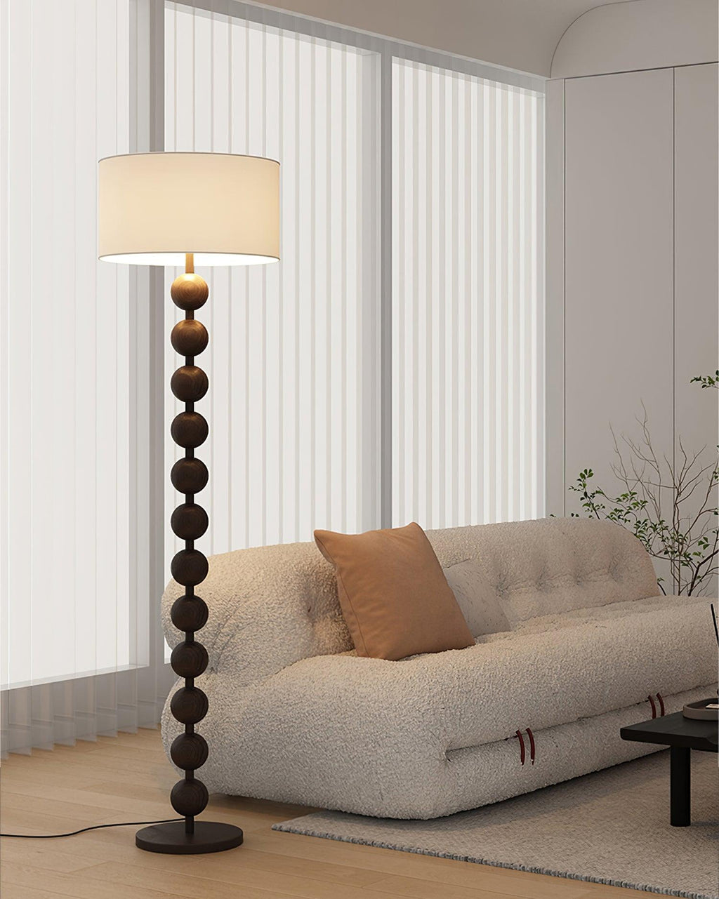 Hugo Barbell Wood Floor Lamp — product view 44