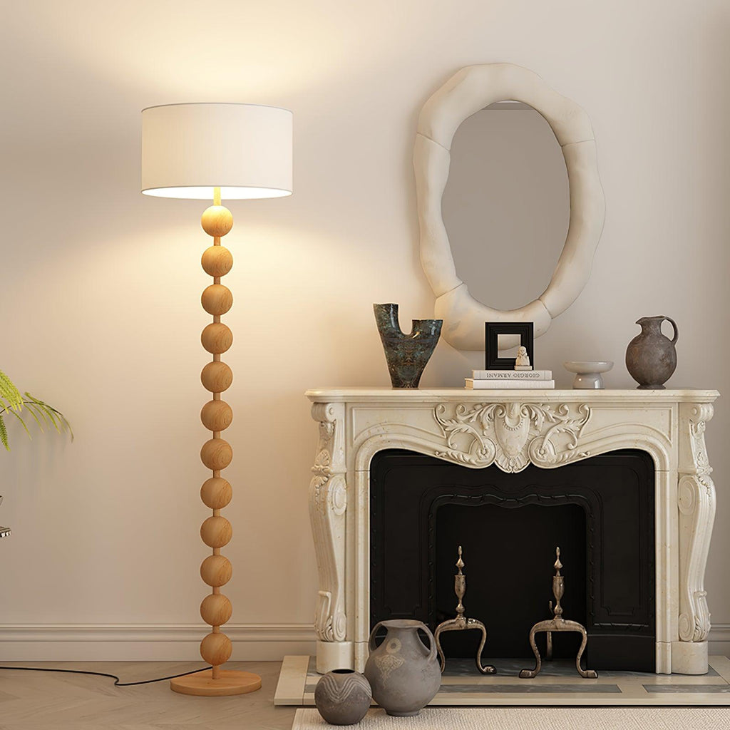 Hugo Barbell Wood Floor Lamp — product view 14