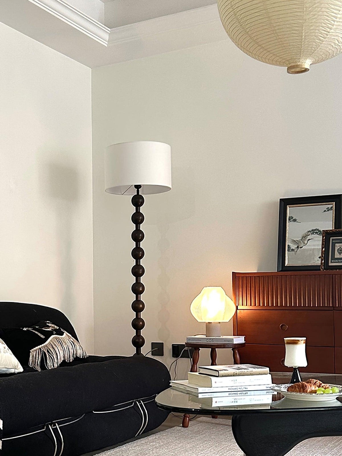 Hugo Barbell Wood Floor Lamp — product view 49