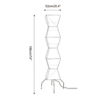 Japanese Rice Paper Floor Lamp — product view 8