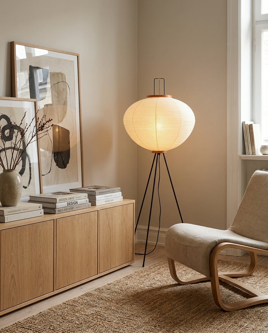 Japanese Rice Paper Floor Lamp — product view 24