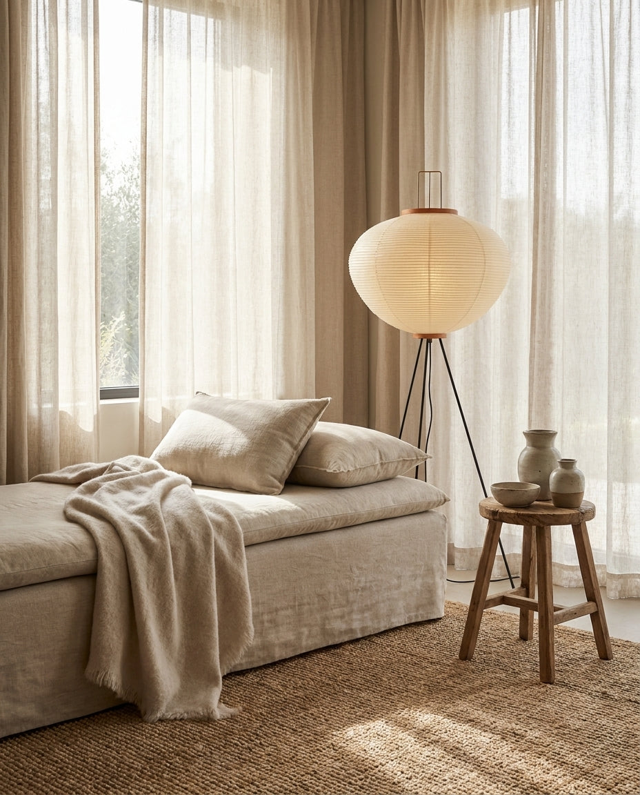 Japanese Rice Paper Floor Lamp — product view 25