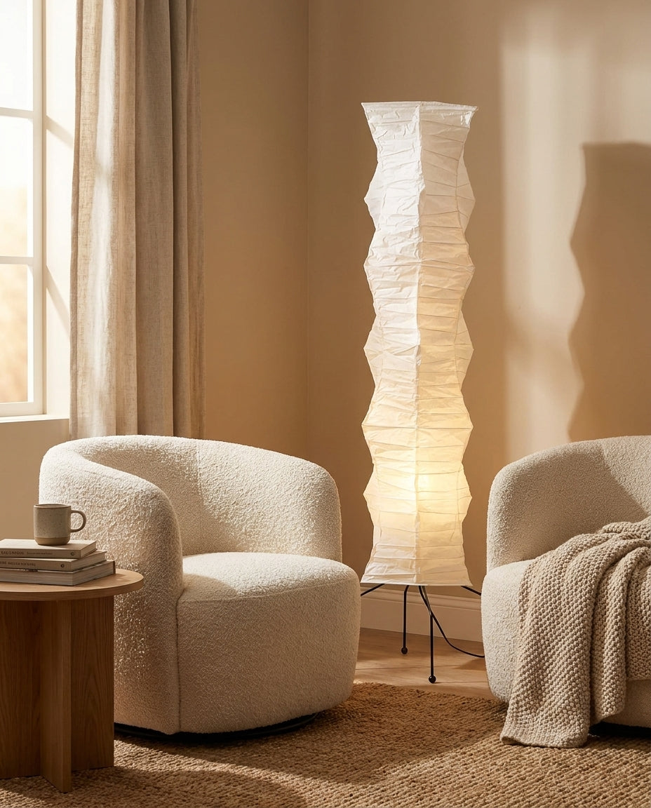 Japanese Rice Paper Floor Lamp — product view 26