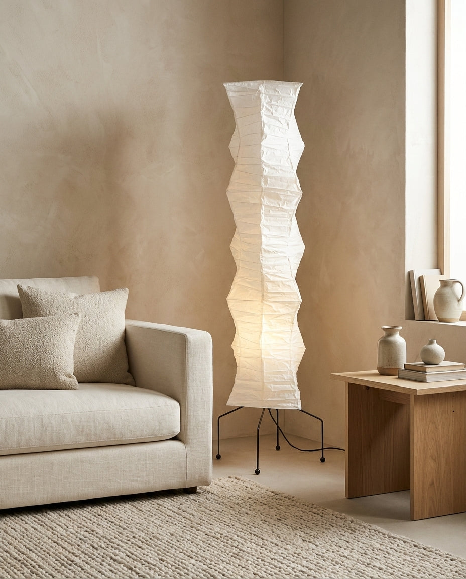 Japanese Rice Paper Floor Lamp — product view 27