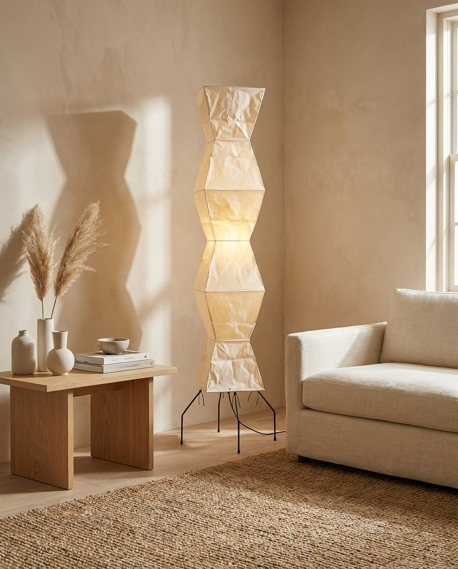 Japanese Rice Paper Floor Lamp — product view 29