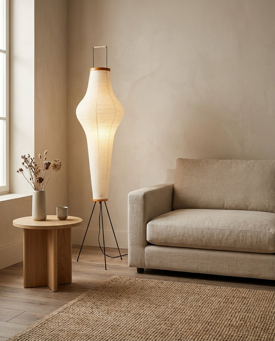 Japanese Rice Paper Floor Lamp — product view 9