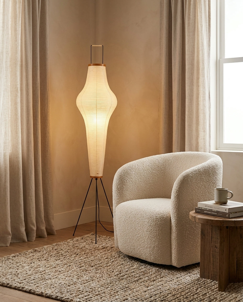 Japanese Rice Paper Floor Lamp — product view 15