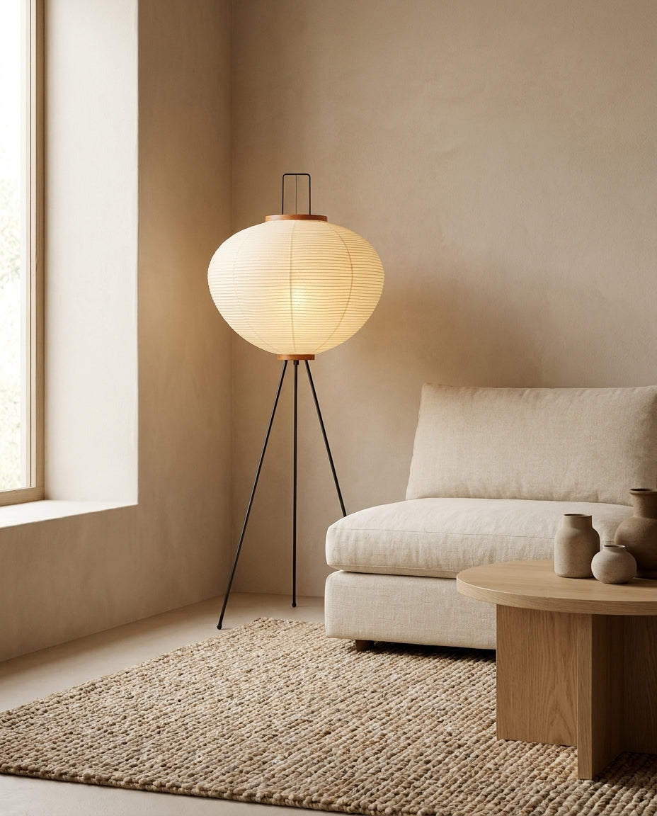 Japanese Rice Paper Floor Lamp — product view 21