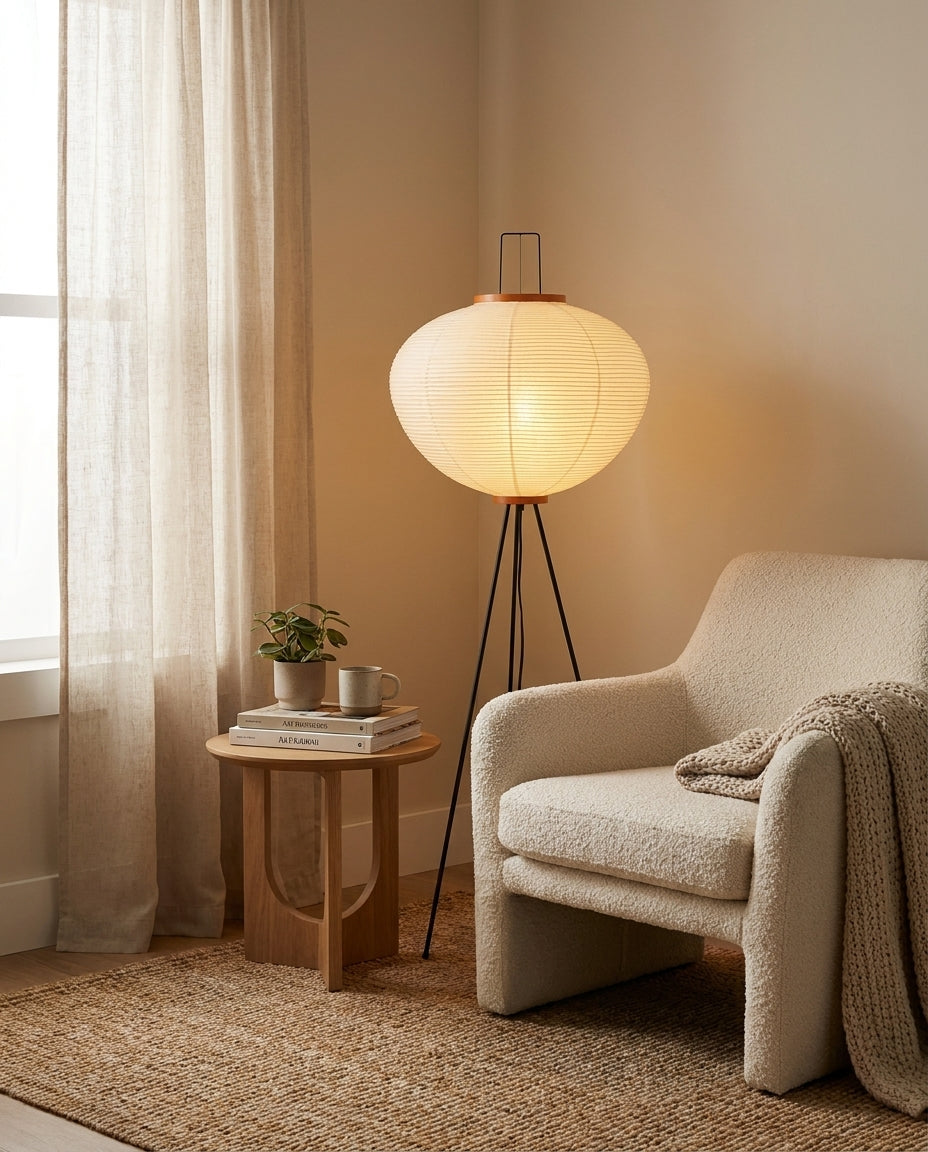 Japanese Rice Paper Floor Lamp — product view 22