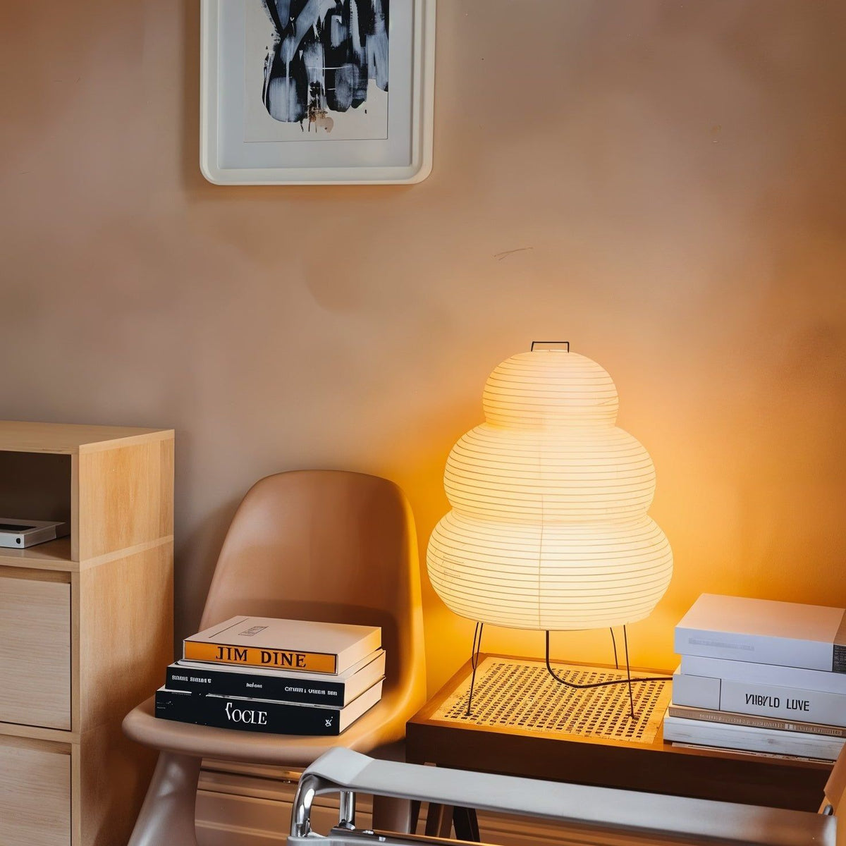 Akari 1A 24A Washi Lantern Table Lamp