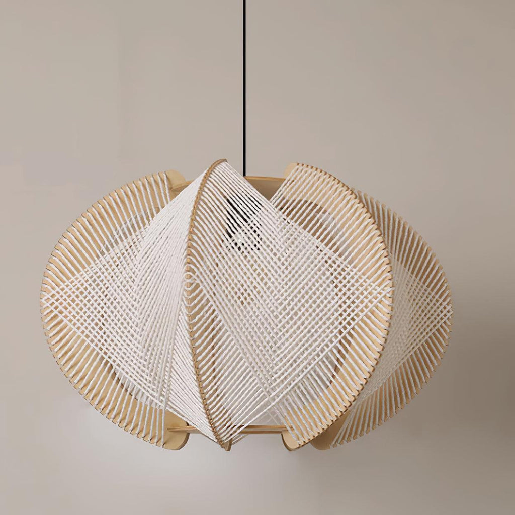 Java Wood Pendant Light — product view 3