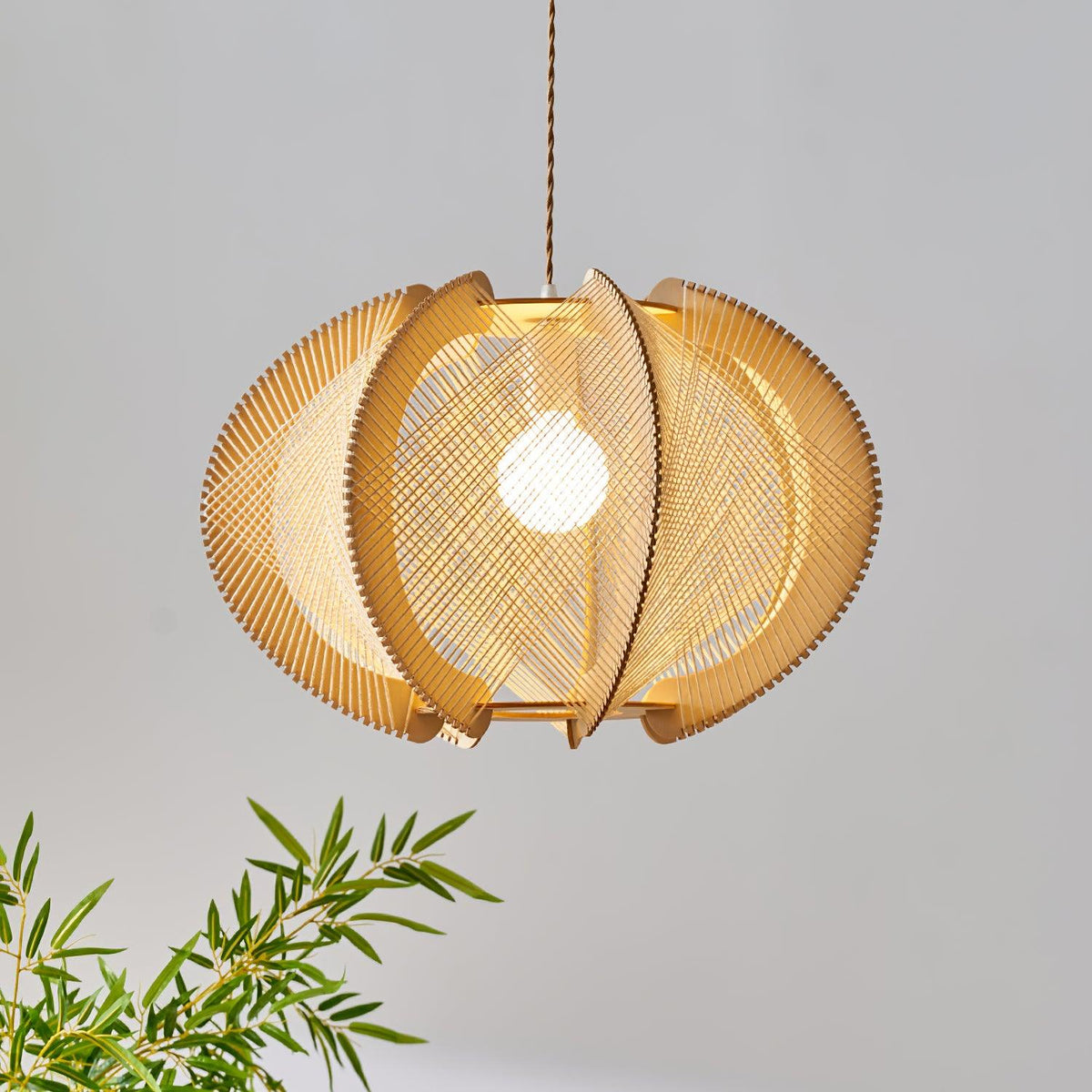 Java Wood Pendant Light — product view 27