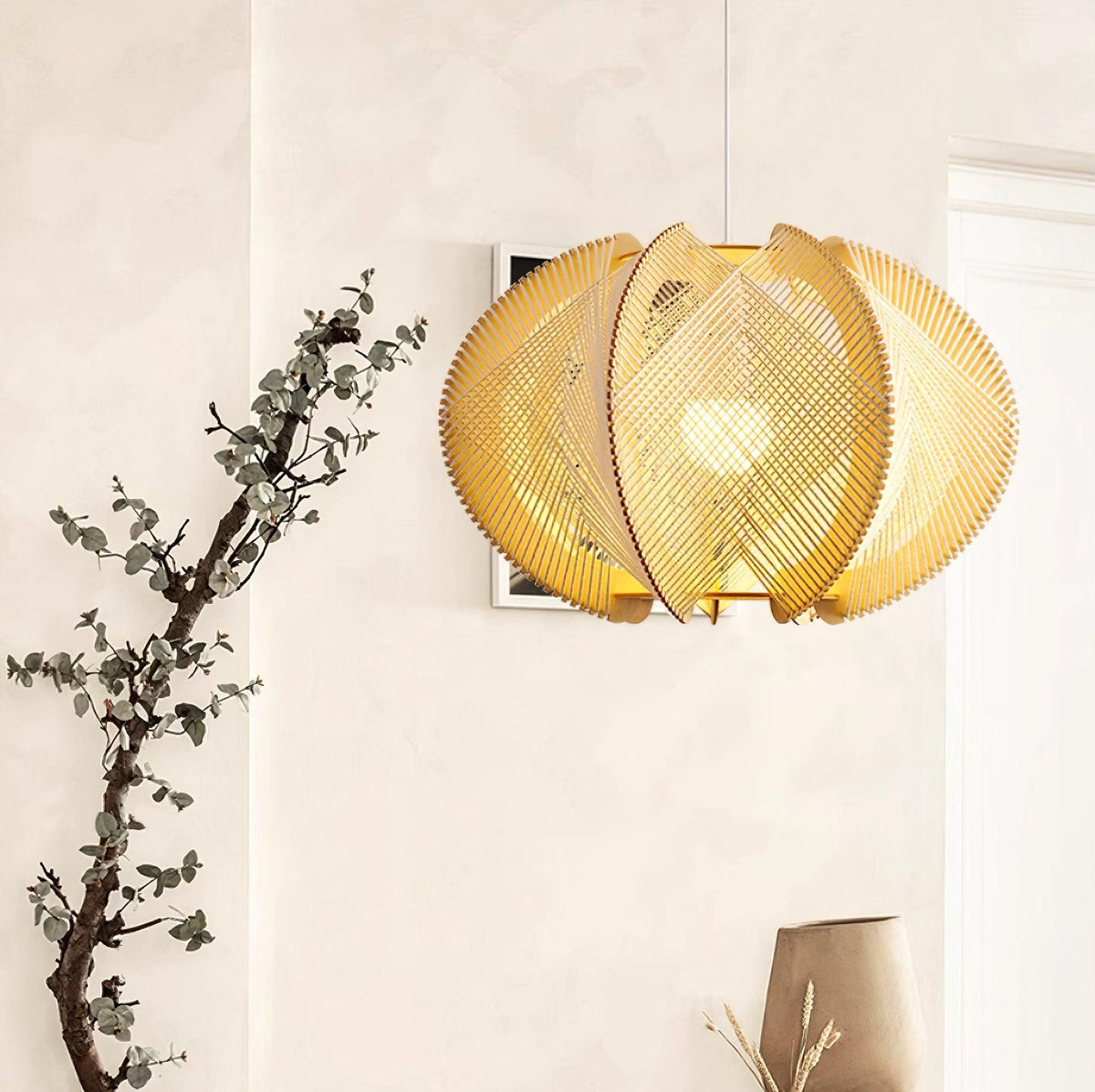 Java Wood Pendant Light — product view 10