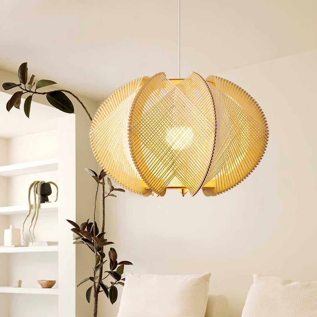 Java Wood Pendant Light — product view 8
