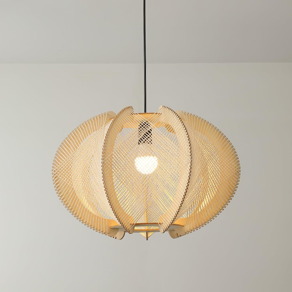 Java Wood Pendant Light — product view 7