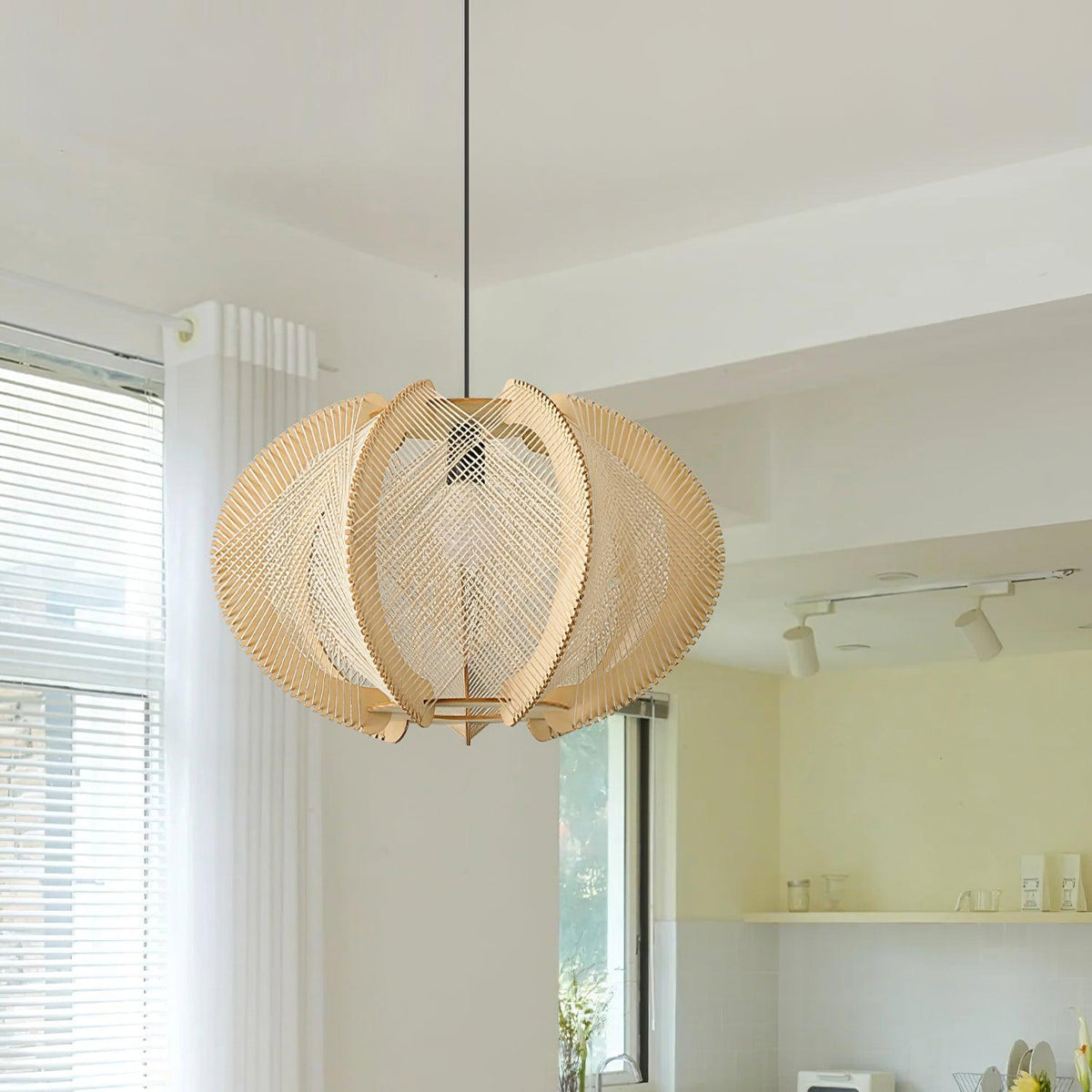 Java Wood Pendant Light — product view 14