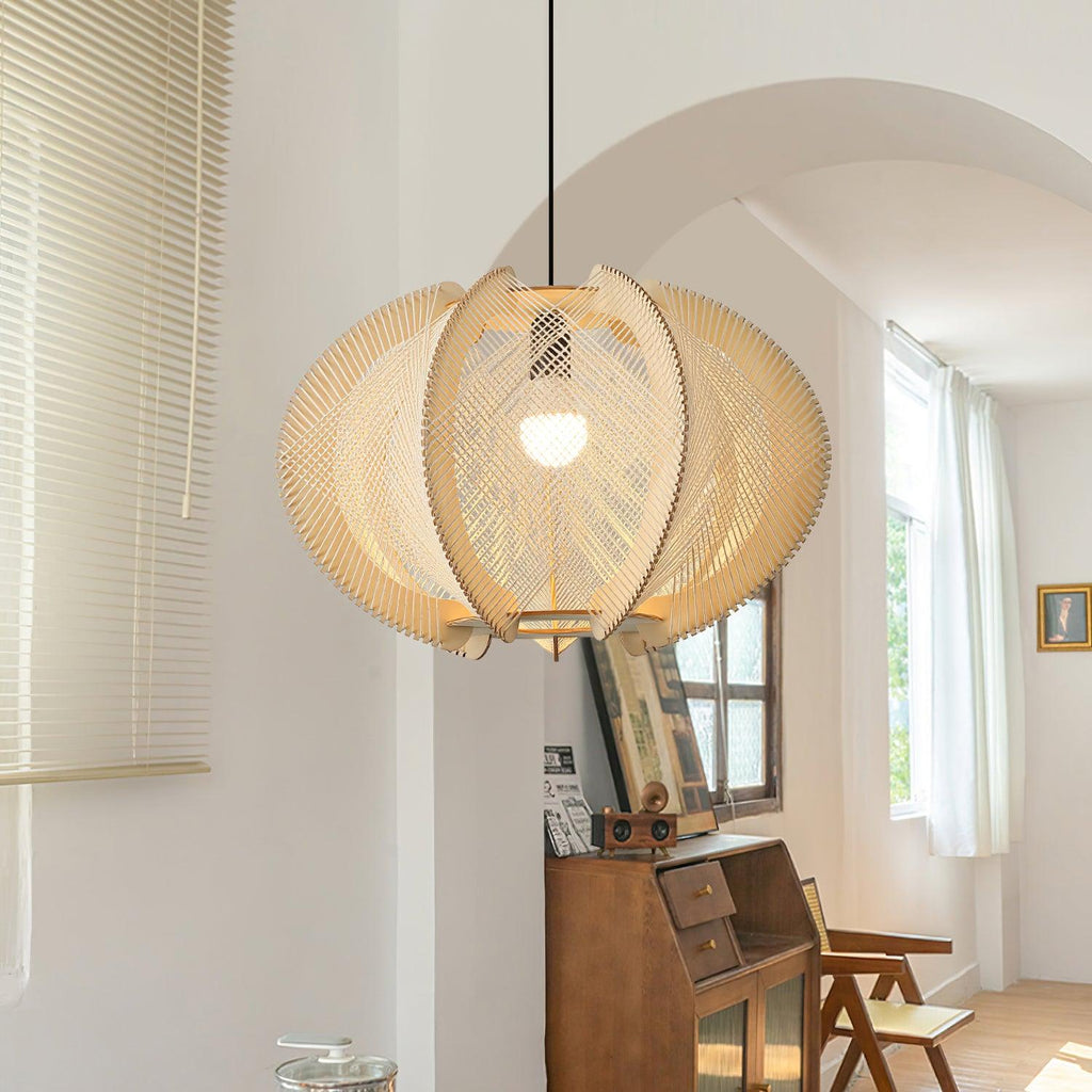 Java Wood Pendant Light — product view 9