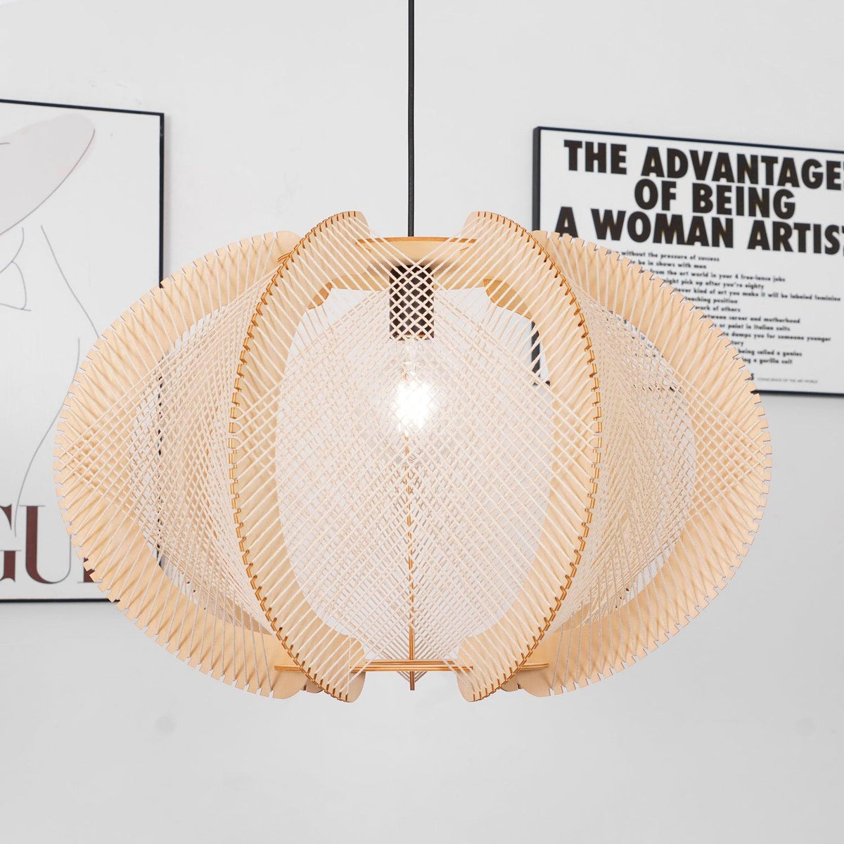 Java Wood Pendant Light — product view 23