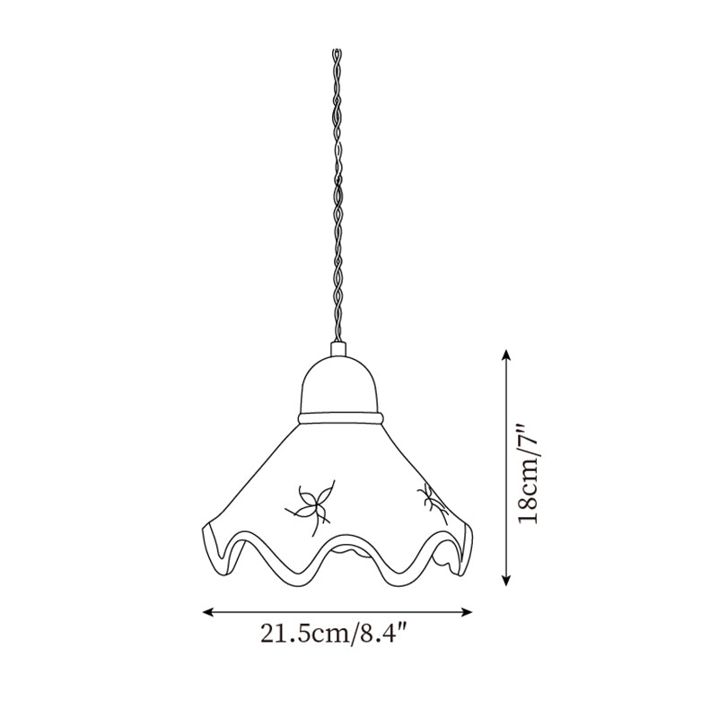 Josiah Ceramics Metal Pendant Lamp — product view 5
