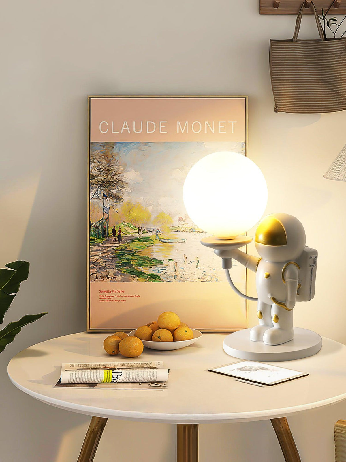 Jude Astronaut Metal Table Lamp — product view 3