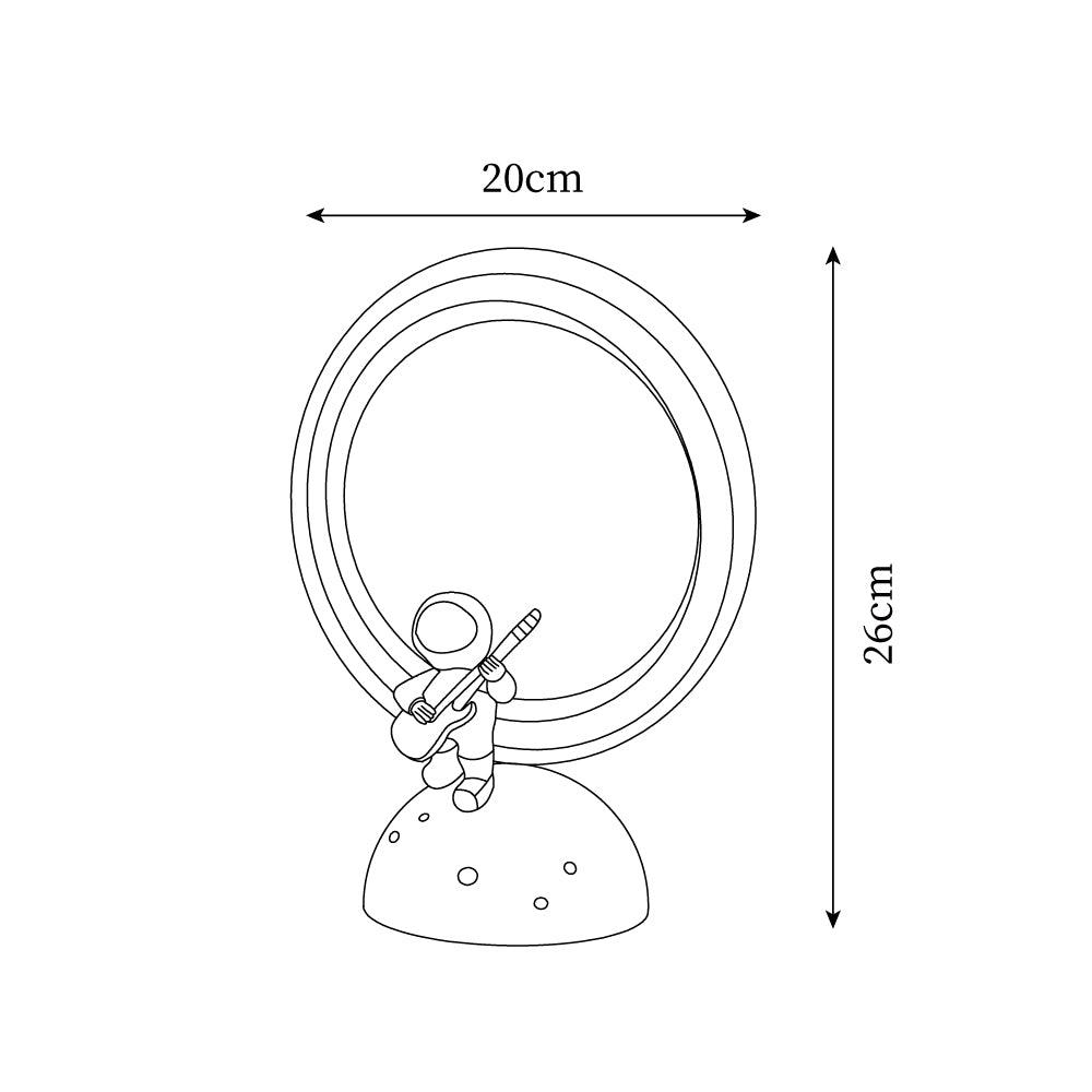 Jude Astronaut Metal Table Lamp — product view 7