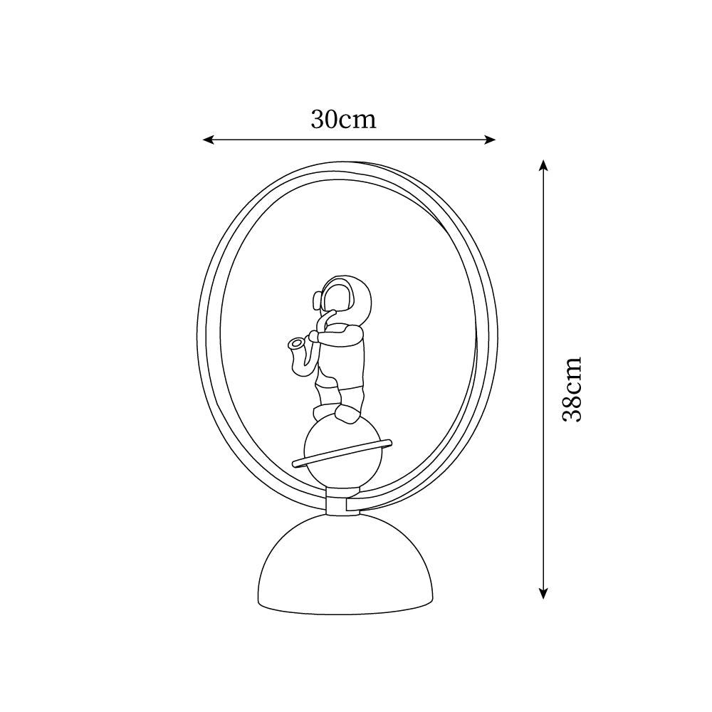 Jude Astronaut Metal Table Lamp — product view 8