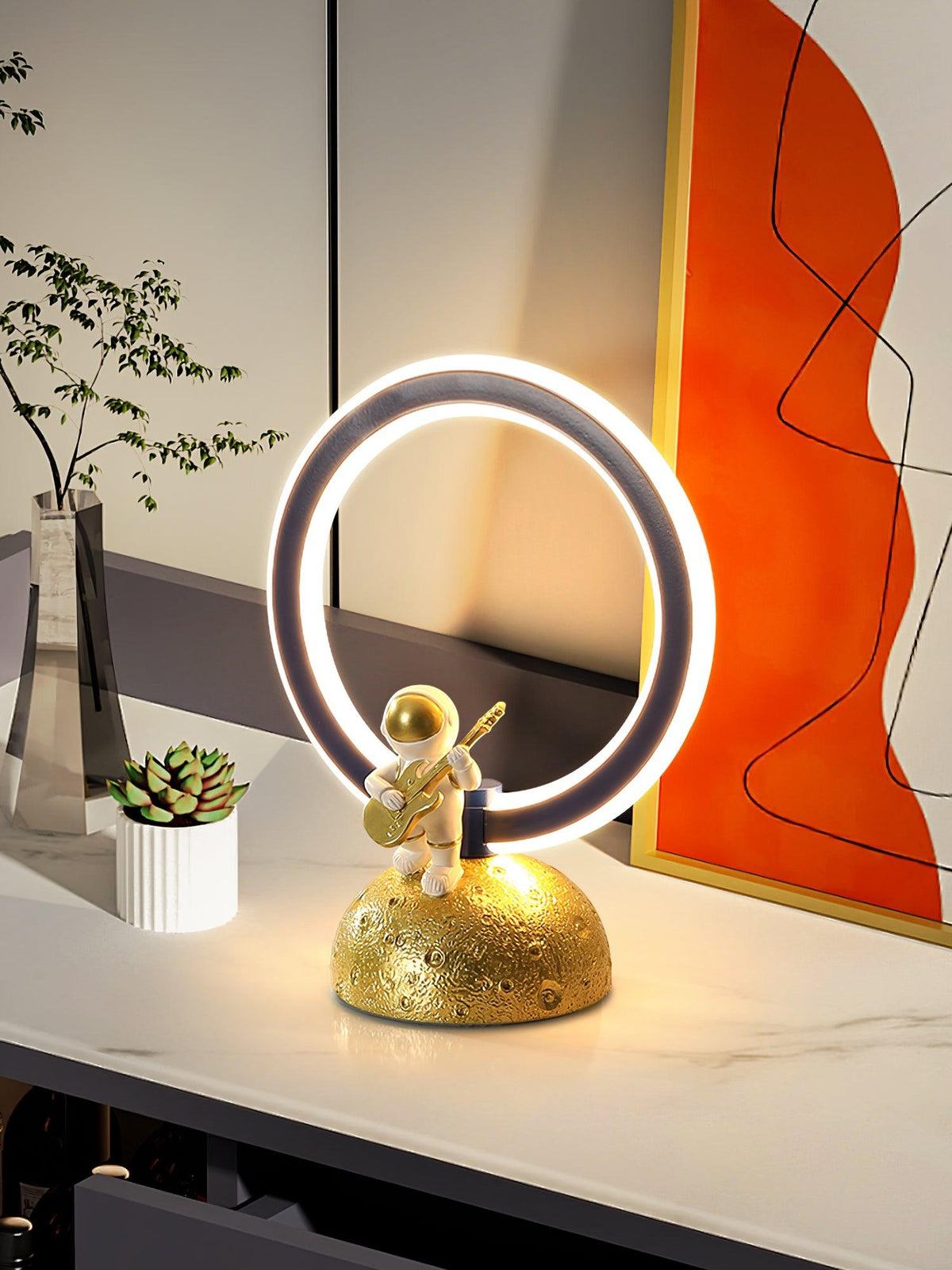 Jude Astronaut Metal Table Lamp — product view 4