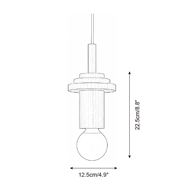 Junit Wood Pendant Lamp — product view 5
