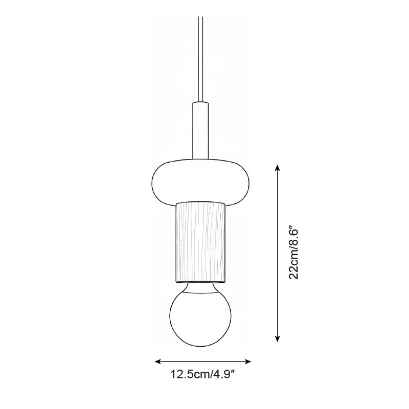 Junit Wood Pendant Lamp — product view 6