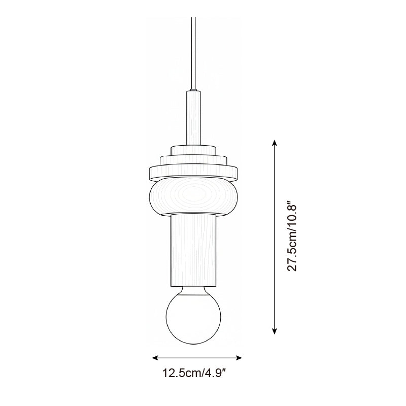 Junit Wood Pendant Lamp — product view 10