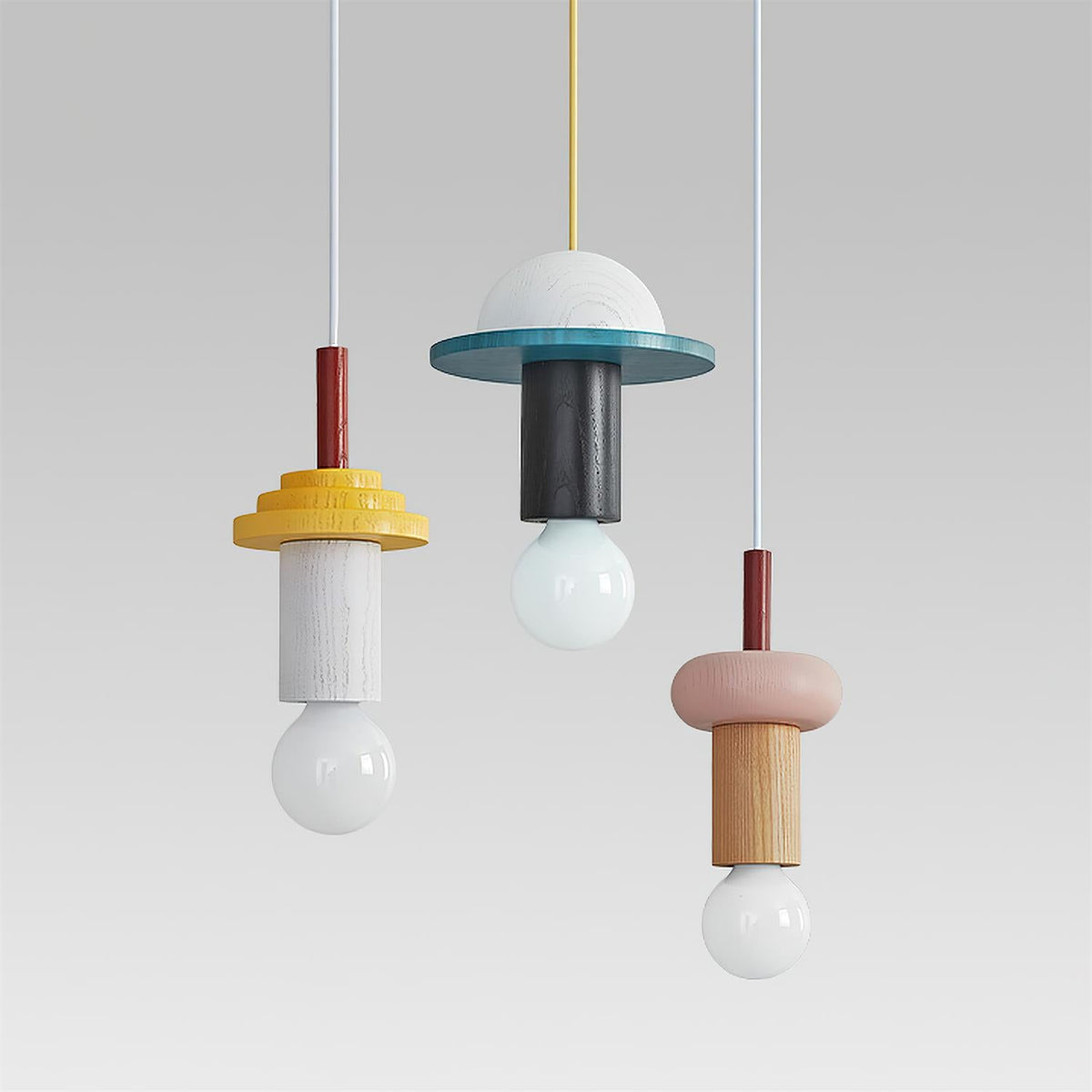 Junit Wood Pendant Lamp — product view 2