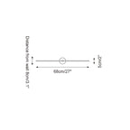 Kady Linear Disc Metal Wall Lamp — product view 5