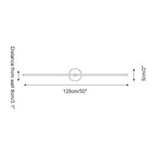 Kady Linear Disc Metal Wall Lamp — product view 7