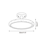 Kelva Travertine Ceiling Light — product view 5