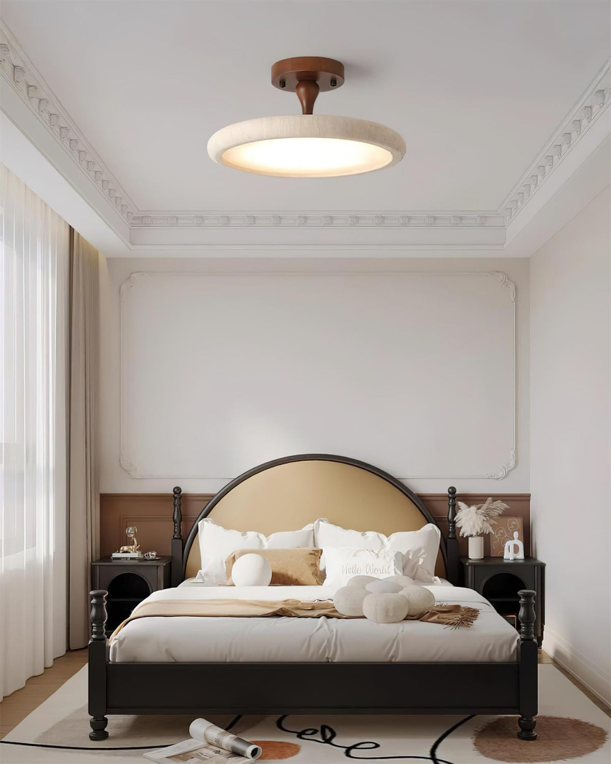Kelva Travertine Ceiling Light — product view 18