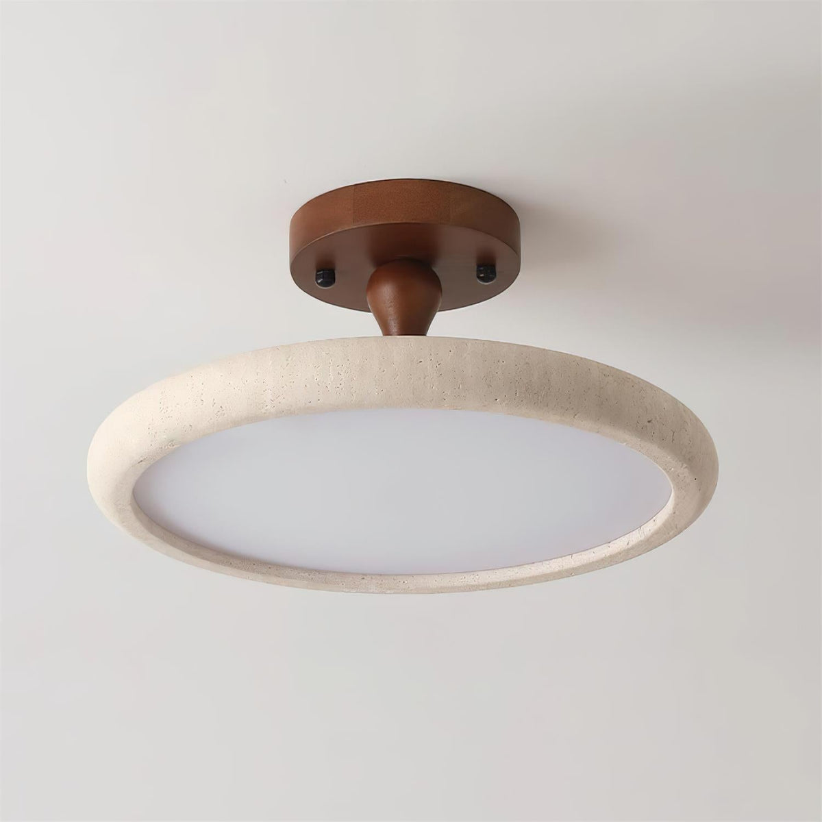 Kelva Travertine Ceiling Light — product view 19
