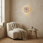 Kiera Travertine Clock Wall Lamp — product view 12