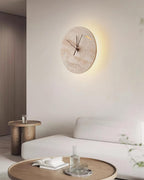 Kiera Travertine Clock Wall Lamp — product view 13
