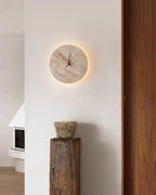 Kiera Travertine Clock Wall Lamp — product view 16