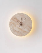 Kiera Travertine Clock Wall Lamp — product view 14