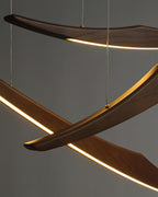 Kinetic Arc Wood Chandelier — product view 23