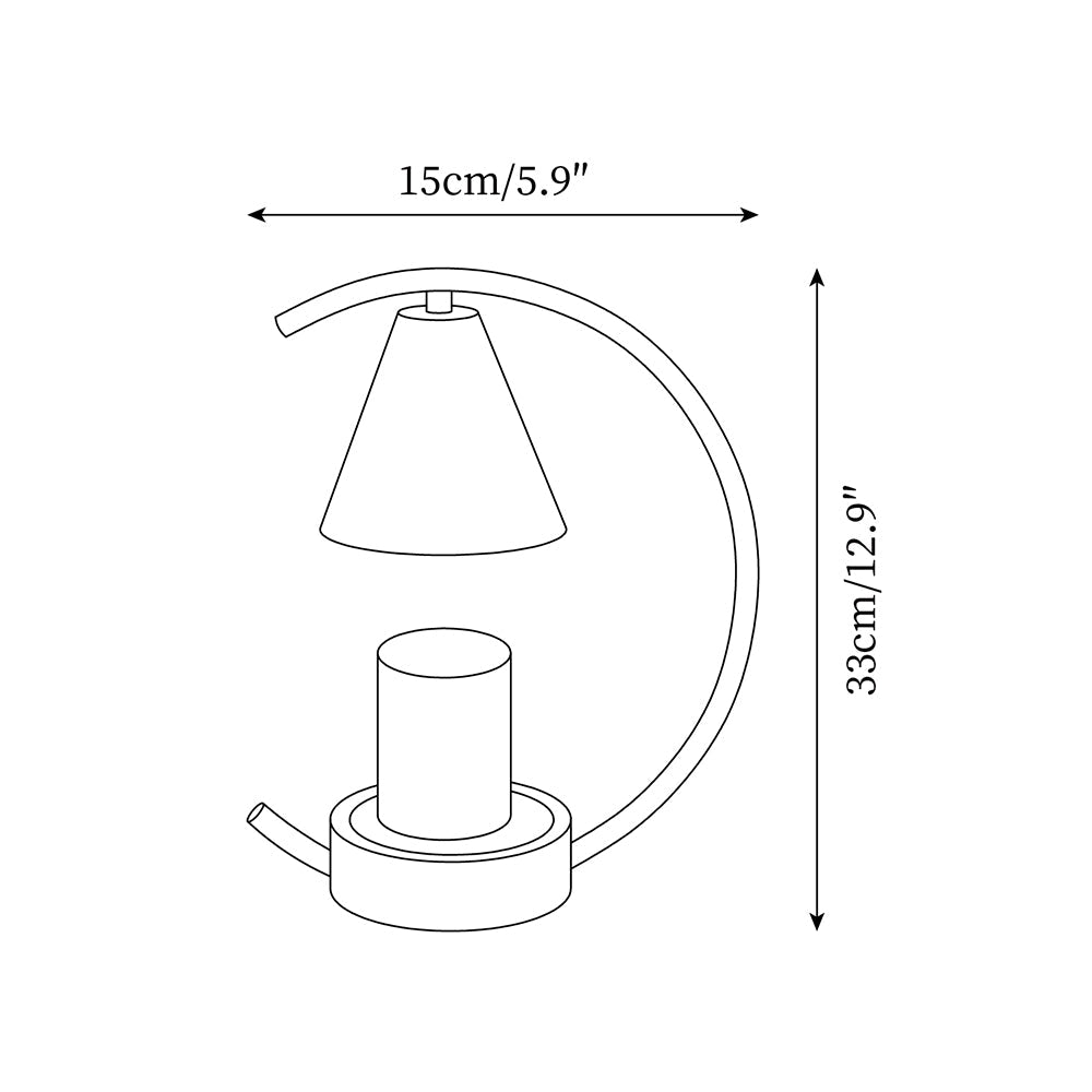 Kizzy Candle Warmer Lamp — product view 5