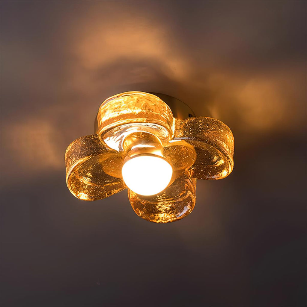 Four Leaf Clover Glass Ceiling Lamp — product view 10