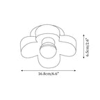 Four Leaf Clover Glass Ceiling Lamp — product view 5