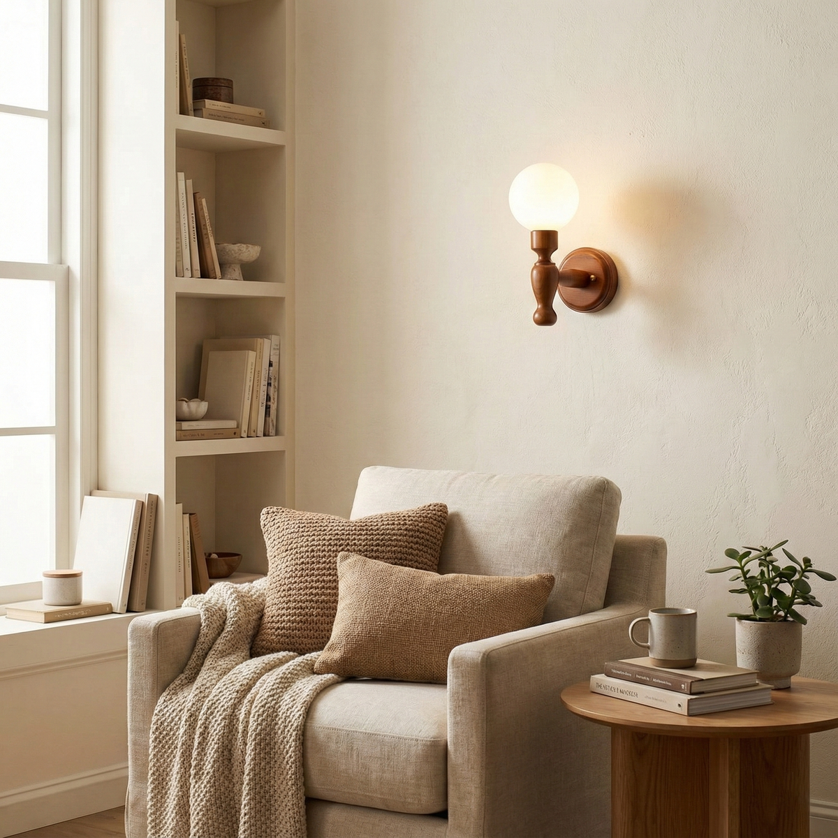 Kuli Wood Wall Lamp — product view 14