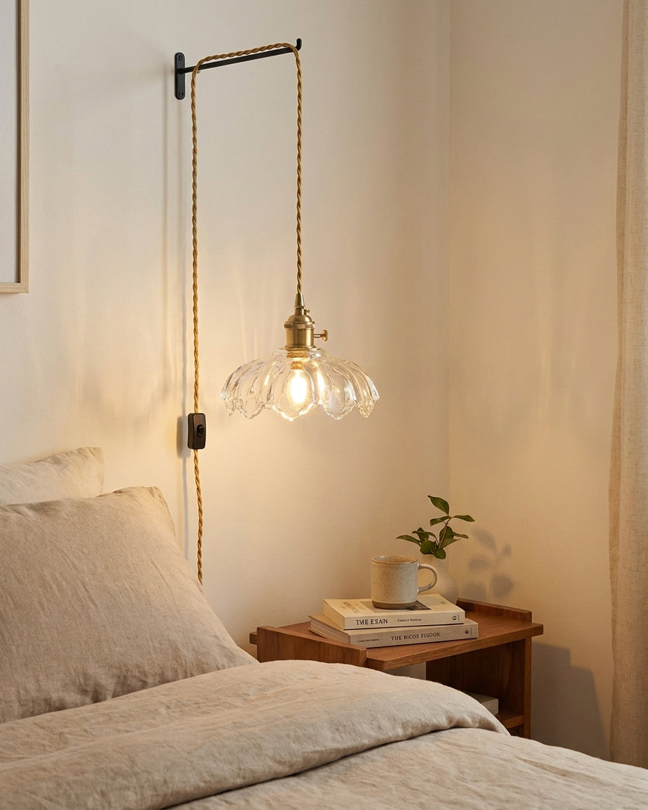 Larena Glass Plug In Pendant Light — product view 4