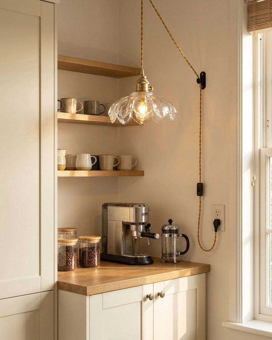 Larena Glass Plug In Pendant Light — product view 6