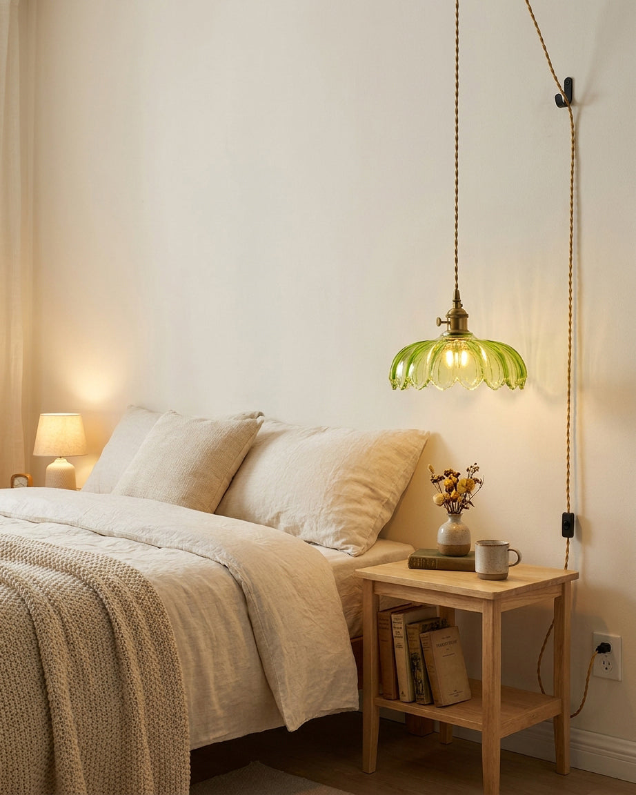 Larena Glass Plug In Pendant Light — product view 2